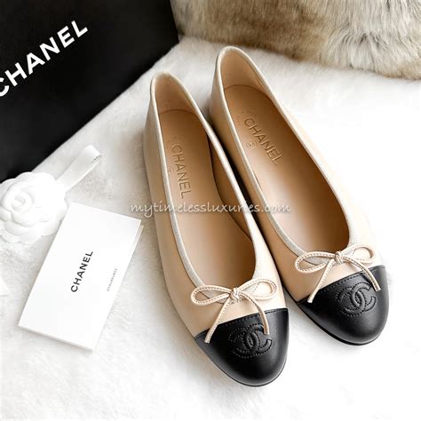 chanel flat boots calf hair|Chanel ballet flats beige.